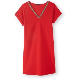 Daxon  Robe by  - Robe housse manches T en maille