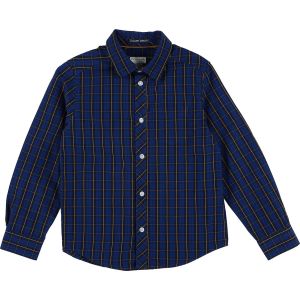 Cyrillus   Chemise enfant Chemise bleu, jaune