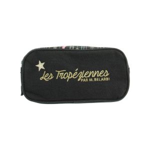 Les Tropéziennes par M Belarbi  Trousse Trousse Les Tropeziennes ref_46792 Black 22*10*5
