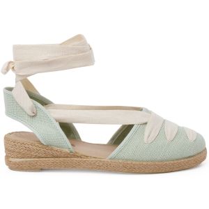 Pisamonas  Espadrilles enfant Espadrilles Lin Goyesque Rubans Semelle Compens&eacute;e