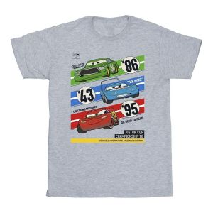 T-shirt enfant Disney Cars Piston Cup Champions - Couleur 12 ans,3 / 4 ans,5 / 6 ans,7 / 8 ans,9 / 10 ans - Taille Gris