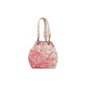 Roxy  Sac à main NEUF DÉFAUTS Sac réversible  QJWBA152 - Rose Fleur / Pois