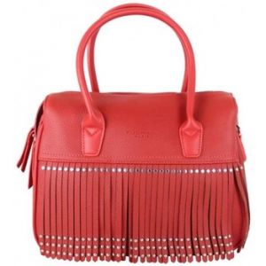 Fuchsia  Sac à main Sac à main  Mumbai frange / déco cloutée Rouge