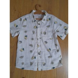 Chemise enfant Tape à l'oeil Chemise coton et lin - Couleur 8 ans - Taille Blanc