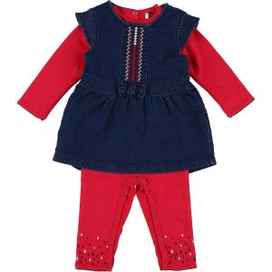 3 Pommes  Ensembles enfant Ensemble robe + combinaison multicolore