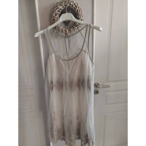 Promod  Robe courte Tunique effet dentelle