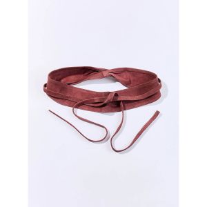 La Fiancee Du Mekong  Ceinture Ceinture en cuir à nouer JAPA