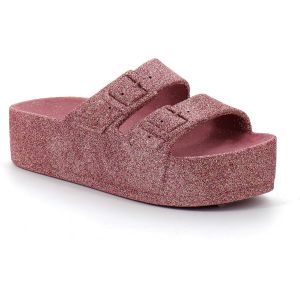 Cacatoès  Mules Sandales compensées à paillettes pour adulte CAIPIRINHA GLITTER