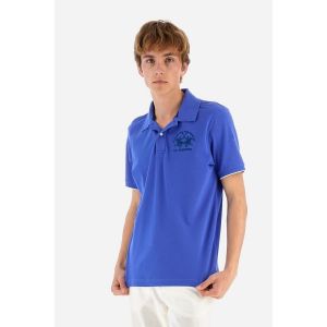 La Martina  Polo MAP001 PK001-07187 DAZZLING BLUE
