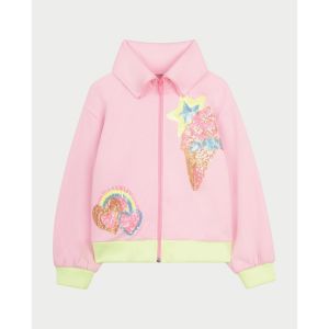 Billieblush  Gilet enfant Cardigan French Terry Paillettes avec Zip