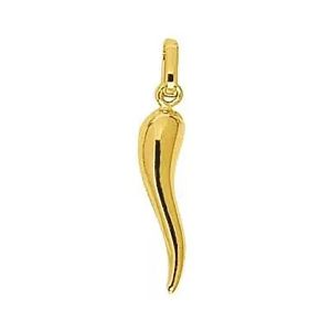 Brillaxis  Pendentifs Pendentif piment or jaune 9 carats