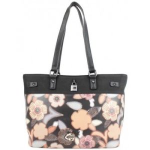 Sac à main Mac Alyster Sac shopping Fragrance noir motif fleur - Couleur Unique - Taille Multicolore