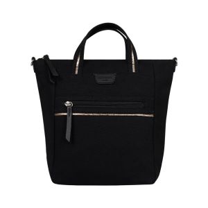 Hexagona  Sac &agrave; main Sac transformable  Ref 66380 Noir 33*28*11 cm