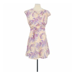 Vanessa Bruno  Robe courte Robe en soie beige