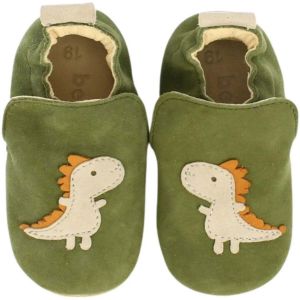 Bellamy  Chaussons b&eacute;b&eacute; Chaussons Ledino Velours kaki fonc&eacute;