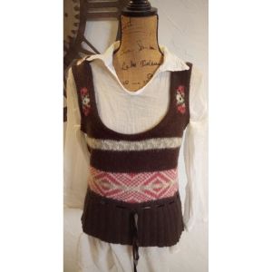 Vintage  Gilet Petit gilet vintage T 38