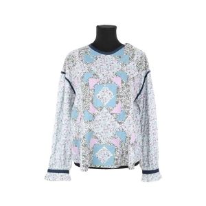 Louise Misha  Blouses Blouse en coton bleue