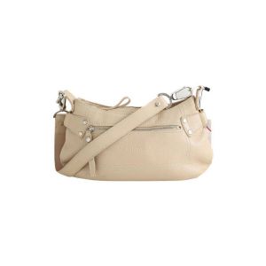 Longchamp  Sac Bandouliere Sac port&eacute; &eacute;paule en cuir beige