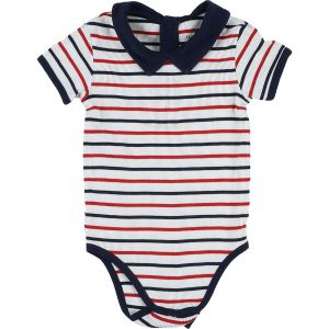Tape &agrave; l'oeil   Bodys T-shirt/body bleu, rouge, blanc