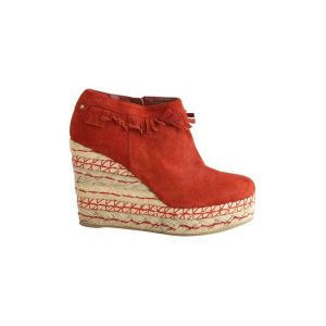 Sergio Rossi  Boots Boots en daim rouge