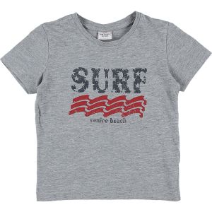 Tape à l'oeil   T-shirt enfant T-shirt gris, rouge