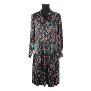 Chloe Stora  Robe Robe en soie noire