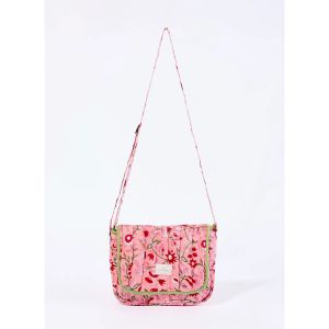 La Fiancee Du Mekong  Sac bandouli&egrave;re Petit sac besace matelass&eacute; coton TACOTA