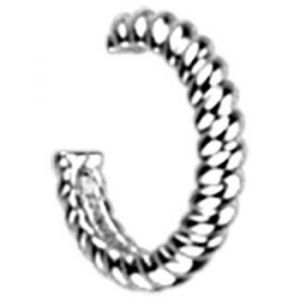 Les Georgettes  Boucles oreilles Earcuff Les Cadettes Orion laiton argent&eacute;