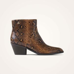 Vanessa Wu  Bottines Bottines santiags à découpes western Marissa