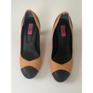 Spring  Chaussures escarpins Escarpins bicolores cuir Spring