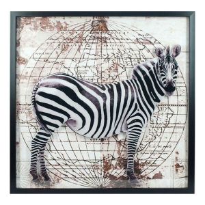 Signes Grimalt  Tableaux, toiles Grand cadre d&eacute;coratif Z&egrave;bre 60 cm