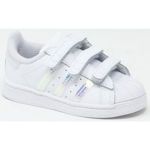 Baskets adidas BASKET SUPERSTAR VELCRO BLANC ARG - Couleur 20,21,22,23,24,25,26 - Taille Argenté