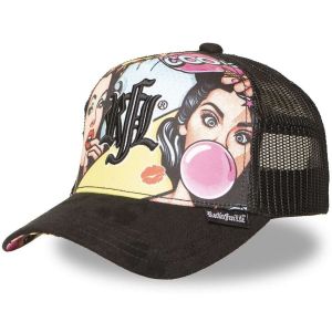 Rock&rsquo;n Free Life  Casquette Casquette enfant trucker avec filet bi-mati&egrave;re Candy Shop