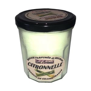 Sud Aromes  Bougies, diffuseurs Bougie fabriqu&eacute;e en France 40 heures citronnelle