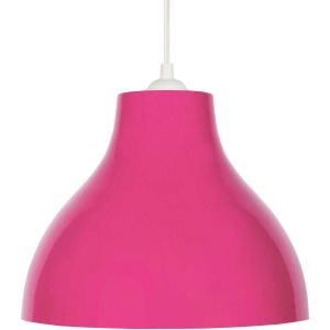 Tosel  Lustres, suspensions et plafonniers Suspension dôme métal rose