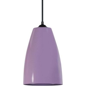 Tosel  Lustres, suspensions et plafonniers Suspension conique métal mauve