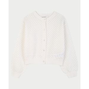 Billieblush  Gilet enfant Cardigan Maille Ajour&eacute;e avec Paillettes
