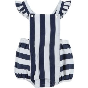 Jacadi  Combinaisons enfant Barboteuse bleu, blanc