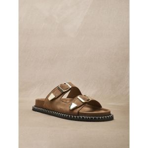Pediconfort  Mules Mules cuir velours ouverture totale