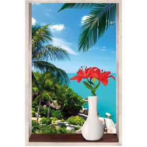 Sud Trading  Tableaux, toiles Toile Zen 60 x 40 cm