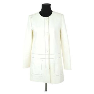 Claudie Pierlot  Manteau Veste en coton blanche
