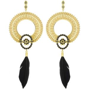 Hipanema  Bracelets Boucles d'oreilles  Azana Black