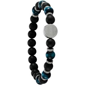 Jourdan  Bracelets Bracelet homme  Heritage 1921 oeil de tigre b  leu