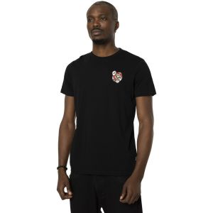 T-shirt Capslab T-shirt en coton homme regular fit avec print Super Mario Bross - Couleur EU S,EU M,EU L,EU XL - Taille Noir