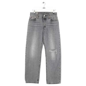 Levis  Jeans boyfriend Jean boyfriend 501 en coton gris