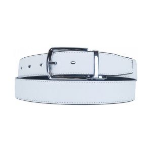 Kebello  Ceinture Ceinture en cuir Blanc H