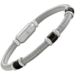 Jourdan  Bracelets Bracelet homme  acier bicolore