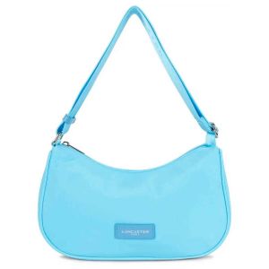 LANCASTER  Sac bandouli&egrave;re Sac besace Zipp&eacute; Basic Vita  510-80 Bleu Atoll
