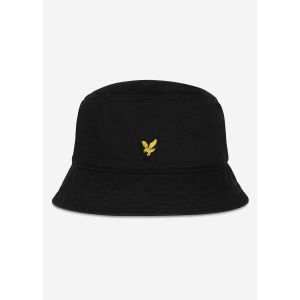 Lyle & Scott  Casquette Chapeau baquet en sergé de coton - noir de jais