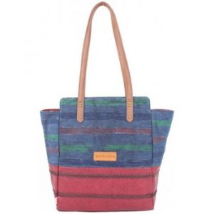 Cabas A Découvrir ! Sac cabas Apoline déstructuré toile bleue K - Couleur Unique - Taille Multicolore